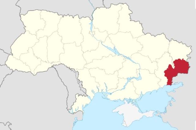 Окуповані РФ ОРДЛО і АРК на карті України, Воєнна партія України