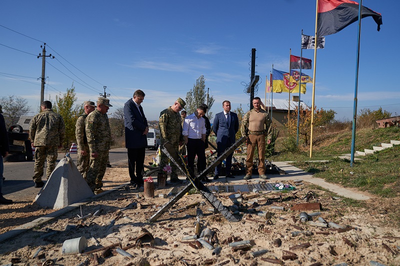 Зеленський у зоні ООС на день Захисника України