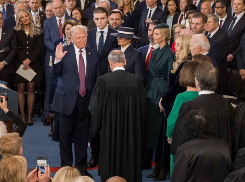 More details Trump took his second oath of office, administered by Chief Justice John Roberts in the Capitol rotunda, January 20, 2025.