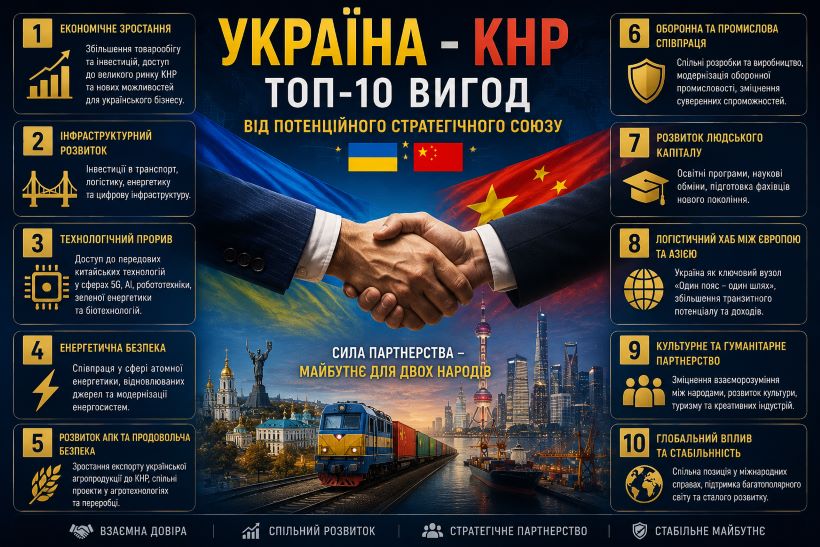 Україна-КНР ТОП-10 вигод від потенційного союзу